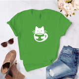 Camisa estampada  tipo T-shirt GATICO TAZA DE CAFE