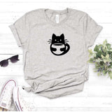 Camisa estampada  tipo T-shirt GATICO TAZA DE CAFE