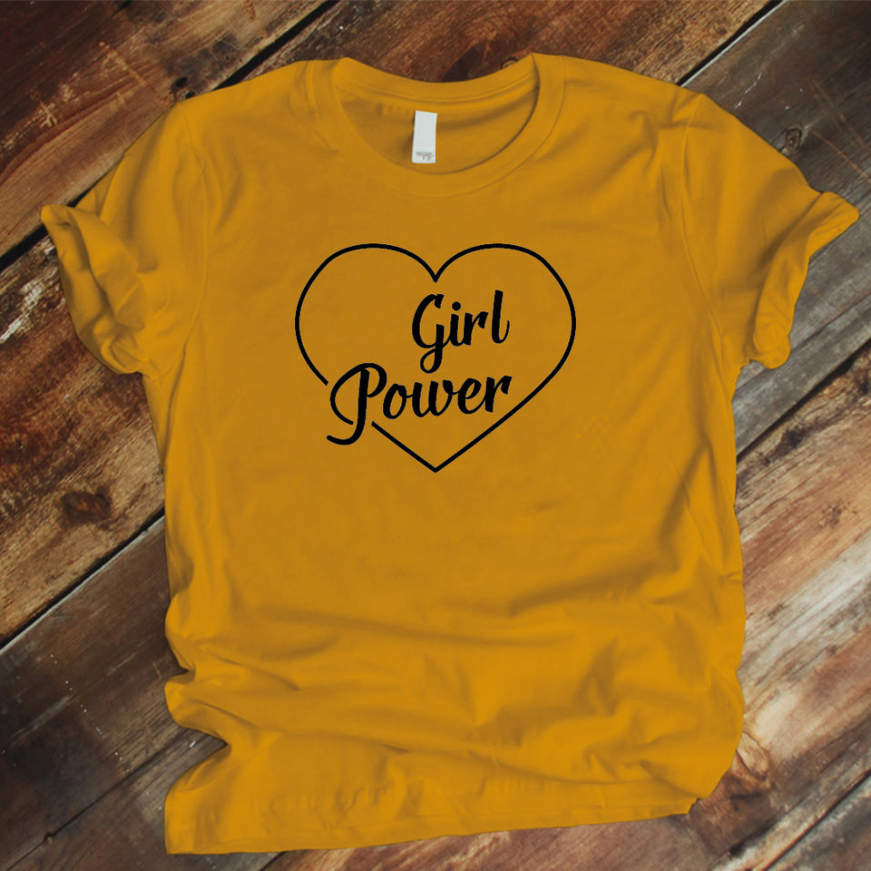 Camiseta Estampada T-shirt  GRIL POWER (CORAZÓN)