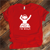Camiseta T-shirt I'M MUSIC (HOMBRE)