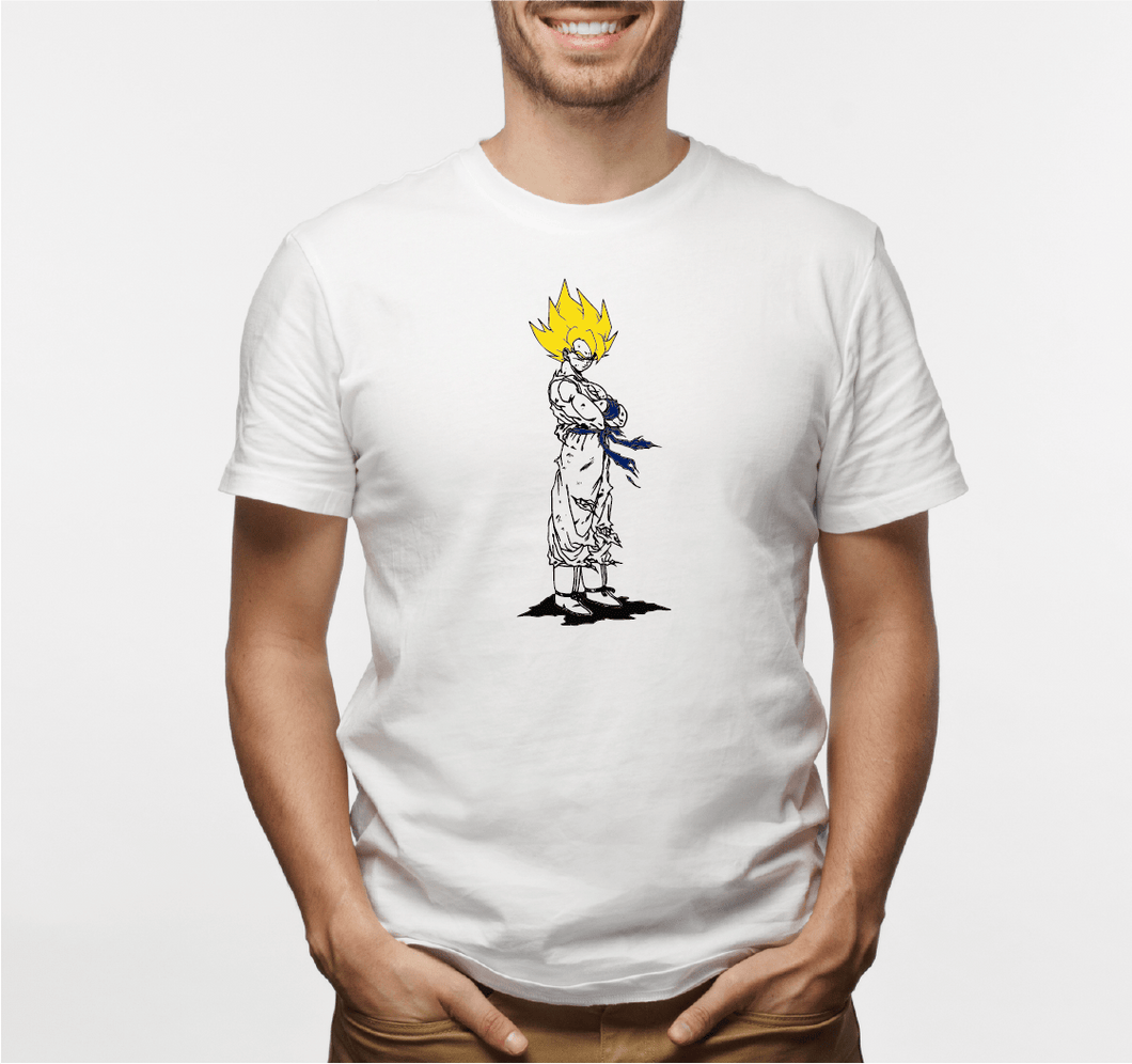 Camisa estampada para hombre  tipo T-shirt GOKU SAYAJIN