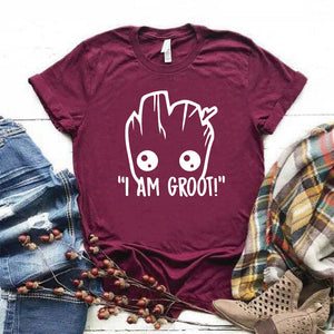 Camisa estampada tipo T- shirt I AM GROOT
