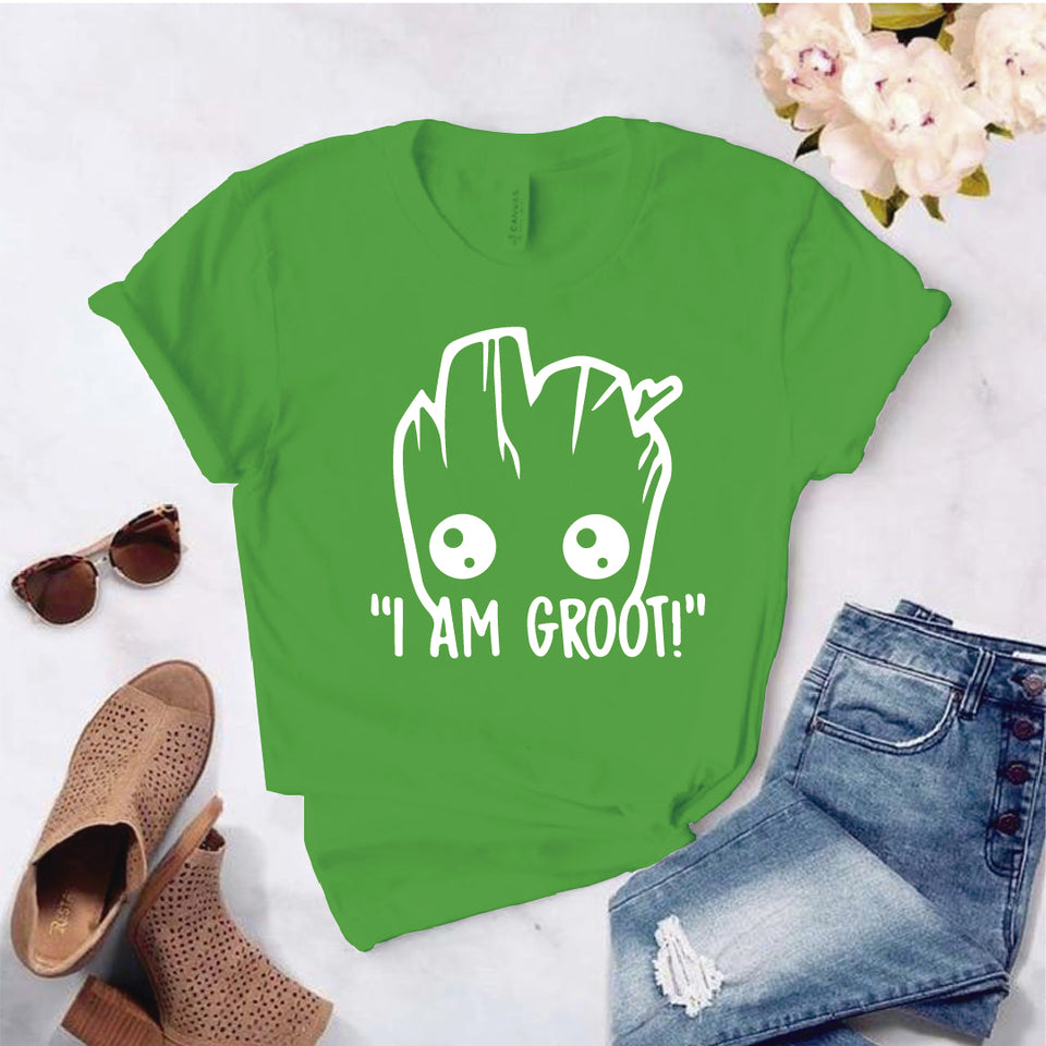 Camisa estampada tipo T- shirt I AM GROOT