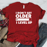 Camisa estampada tipo T- shirt I DONT GET OLDER (DAMA)