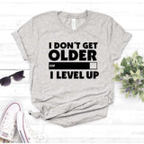 Camisa estampada tipo T- shirt I DONT GET OLDER (DAMA)