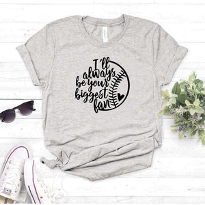 Camisa estampada tipo T-shirt I'LL ALWAYS BE YOUR BIGGEST FAN