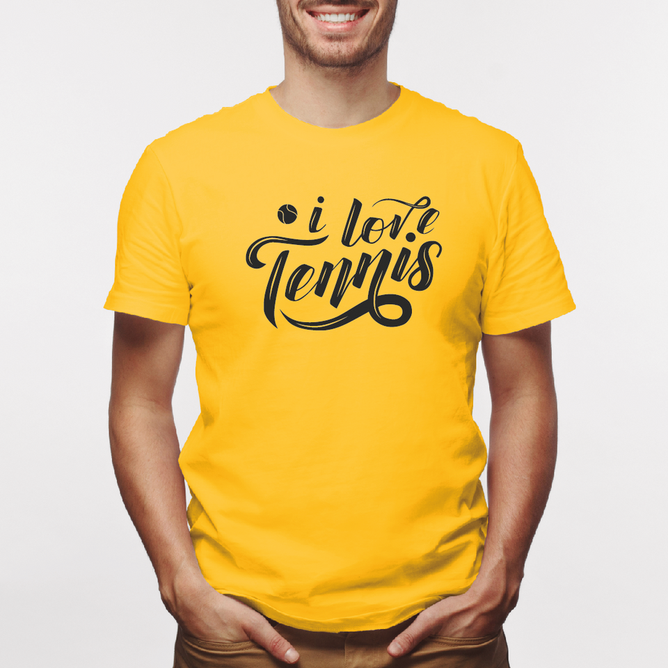 Camiseta estampada tipo T-shirt I LOVE TENNIS (DEPORTES)