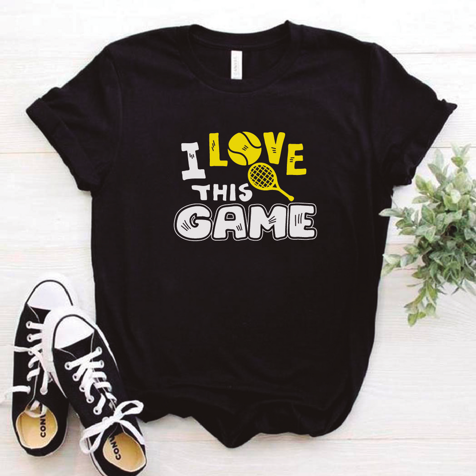 Camiseta estampada tipo T-shirt I LOVE THIS GAME (DEPORTES)