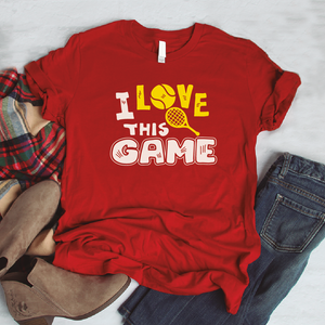 Camiseta estampada tipo T-shirt I LOVE THIS GAME (DEPORTES)