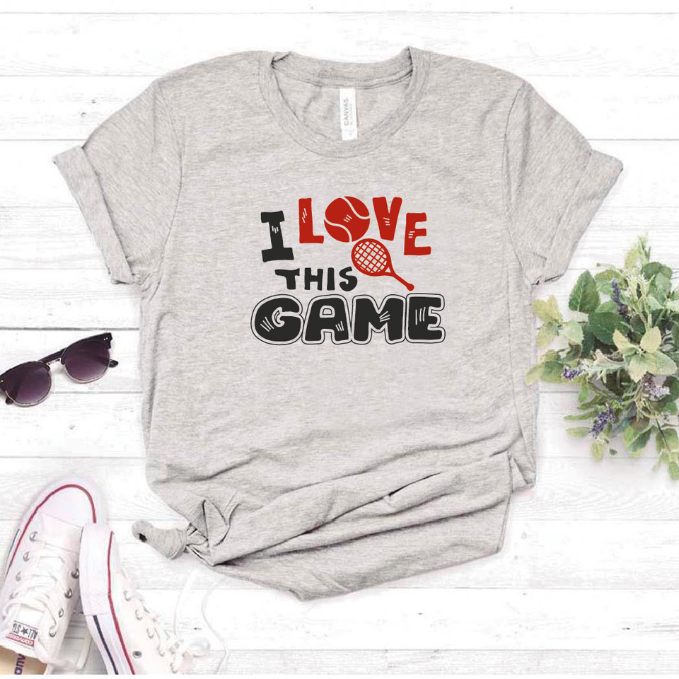 Camiseta estampada tipo T-shirt I LOVE THIS GAME (DEPORTES)