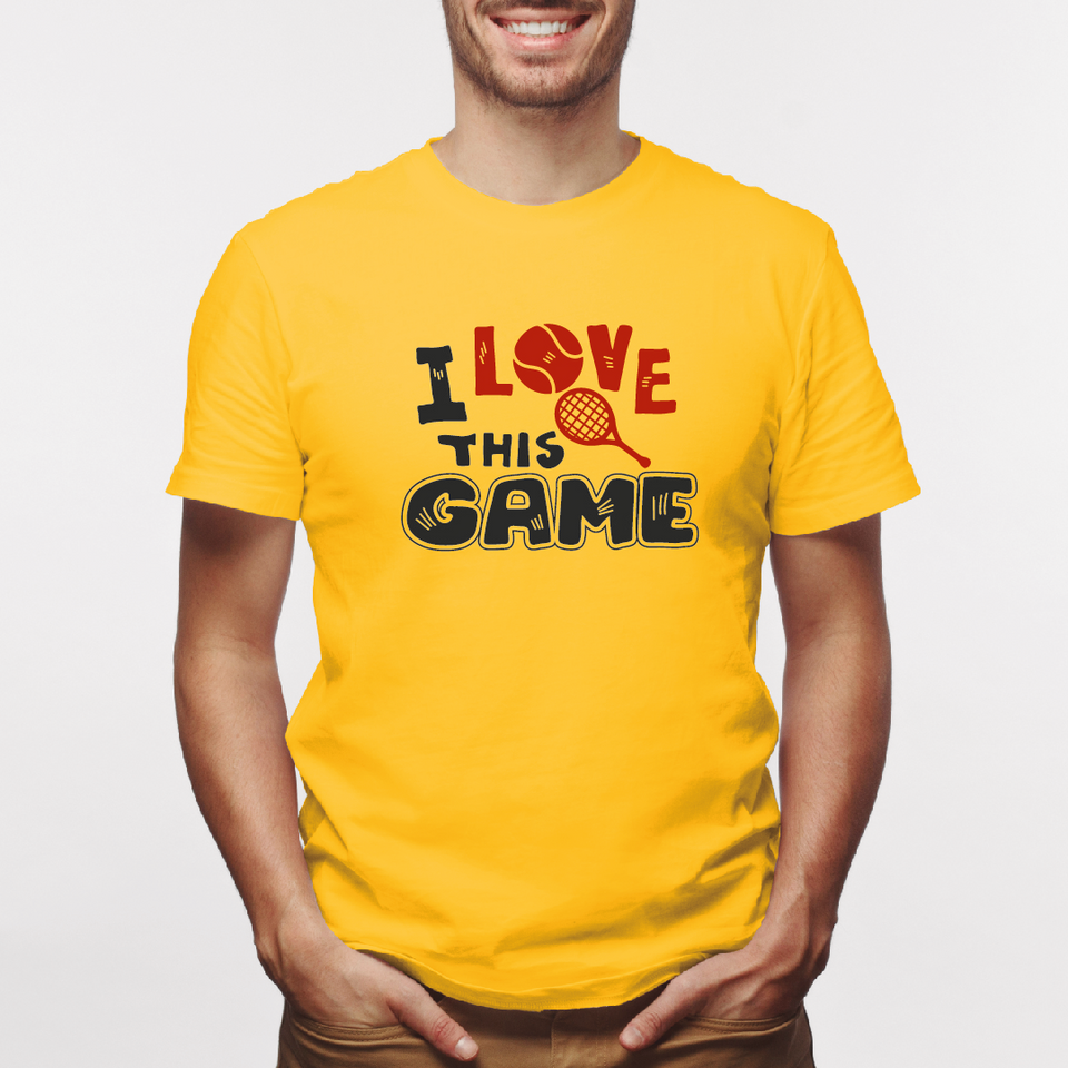 Camiseta estampada tipo T-shirt I LOVE THIS GAME (DEPORTES)