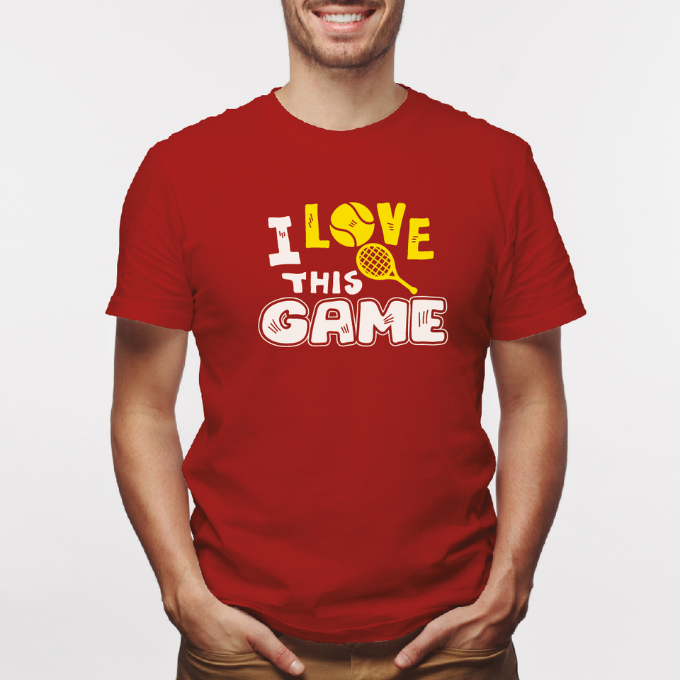 Camiseta estampada tipo T-shirt I LOVE THIS GAME (DEPORTES)