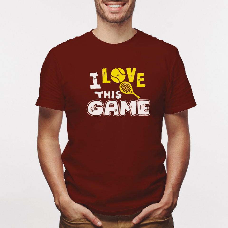 Camiseta estampada tipo T-shirt I LOVE THIS GAME (DEPORTES)