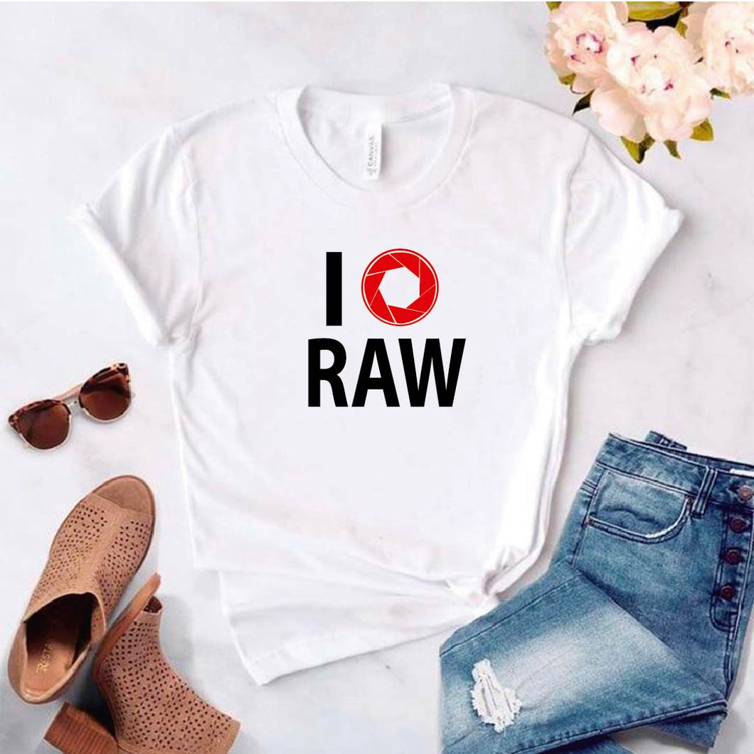 Camisa estampada tipo T- shirt I (obturador) Raw