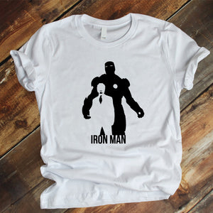 Camiseta Estampada T-shirt IRON MAN SILUETA