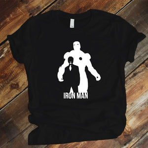 Camiseta Estampada T-shirt IRON MAN SILUETA