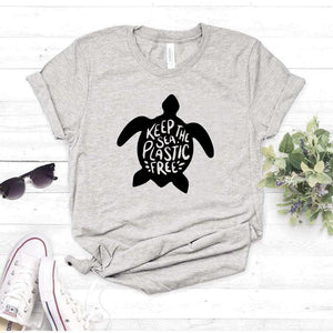 Camisa estampada  tipo T-shirt KEEP THE SEA TORTUGA