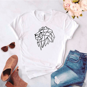Camisa estampada tipo T- shirt León Perfil Geométrico