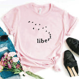 Camisa estampada  tipo T-shirt  Libertad