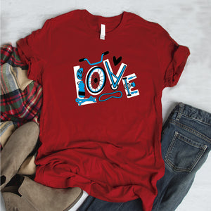 Camisa estampada  tipo T-shirt BICICLETA LOVE