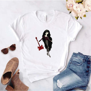 Camisa estampada  tipo T-shirt  de Polialgodon con el modelo Marceline
