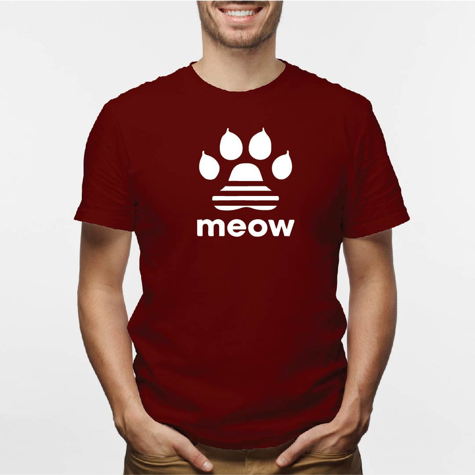 Camisa estampada tipo T- shirt MEOW PATA ADIDAS (HOMBRE)
