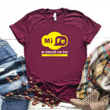 Camisa estampada tipo T- shirt MI FE (WI FI)