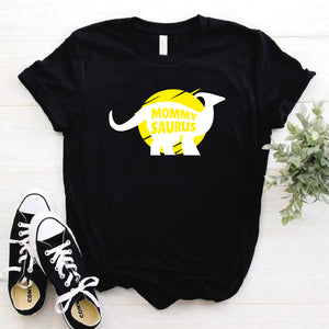 Camisa estampada tipo T- shirt MOMMYSAURUS