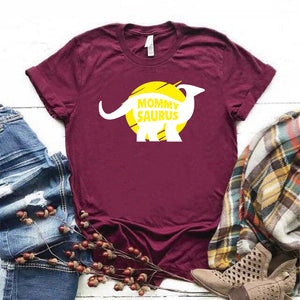 Camisa estampada tipo T- shirt MOMMYSAURUS