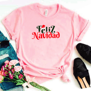 Camisa estampada tipo T-shirt (NAVIDAD) Feliz navidad