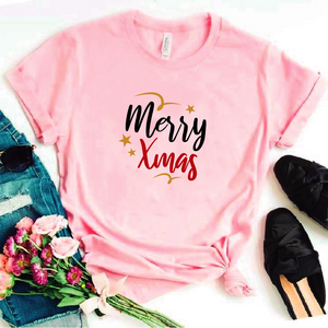 Camisa estampada tipo T-shirt (NAVIDAD) Merry xmas