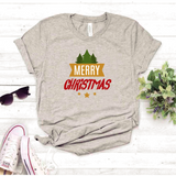 Camisa estampada tipo T-shirt (NAVIDAD) Merry Christmas