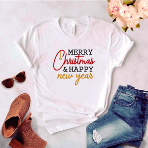 Camisa estampada tipo T-shirt (NAVIDAD) Merry Christmas 2