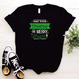 Camisa estampada tipo T-shirt (NAVIDAD) May your christmas