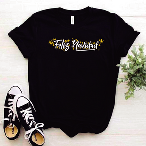 Camisa estampada tipo T-shirt (NAVIDAD) Feliz navidad 5