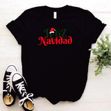 Camisa estampada tipo T-shirt (NAVIDAD) Feliz navidad