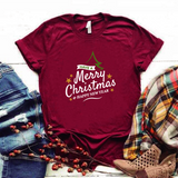 Camisa estampada tipo T-shirt (NAVIDAD) Have a merry christmas