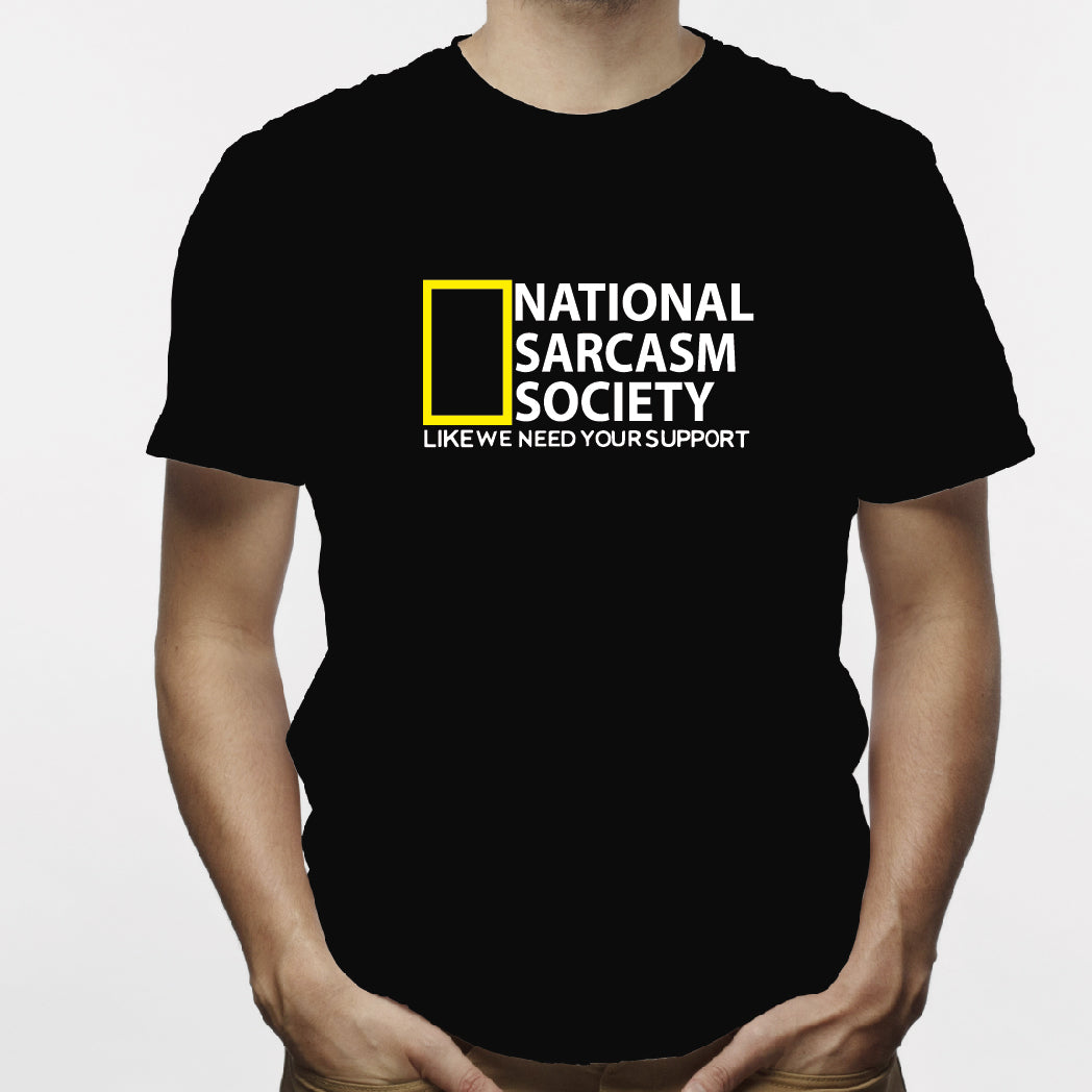 Camiseta estampada  para hombre T-shirt National Sarcasm Society