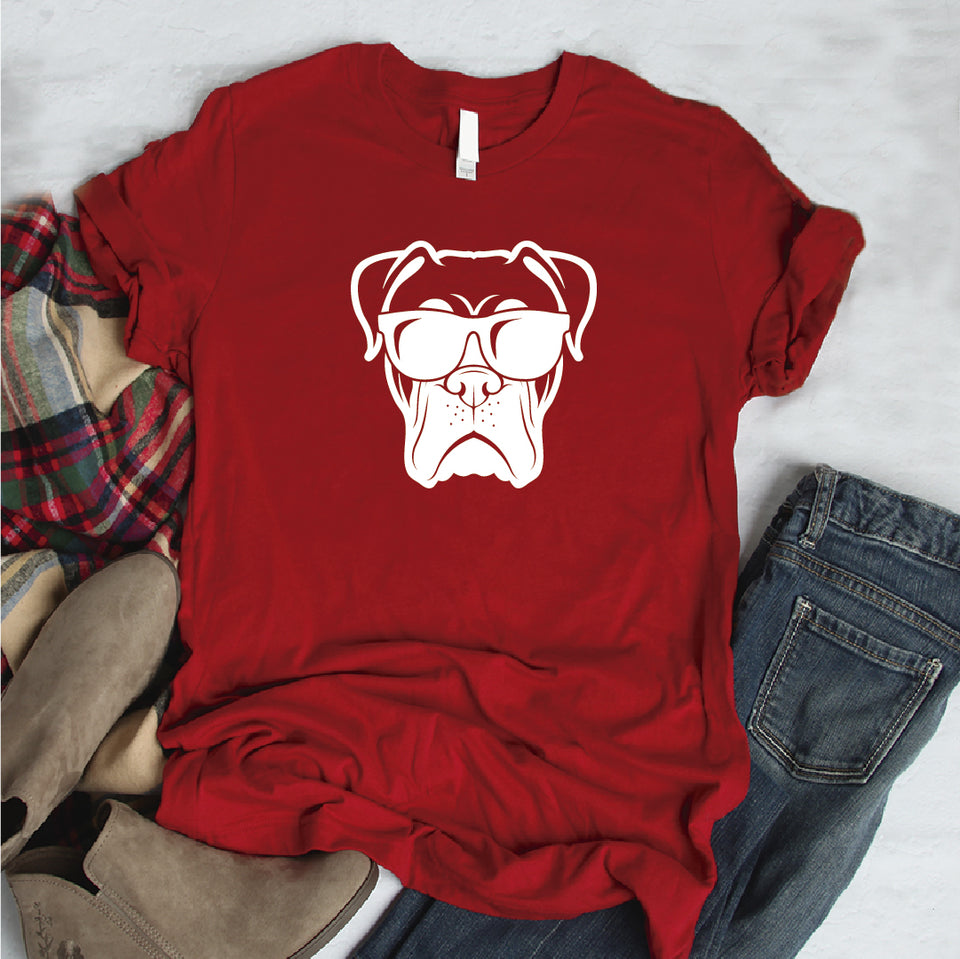 Camisa estampada  tipo T-shirt PERRO CON LENTES