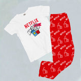 Pijama estampada de pantalón Largo NETFLIX