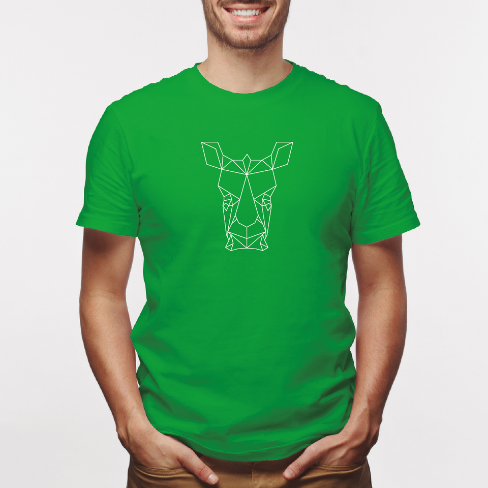 Camisa estampada para hombre  tipo T-shirt Rinoceronte Geométrico