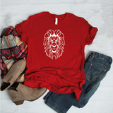 Camiseta estampada tipo T-shirt LEON MELENA(GEOMÉTRICO)