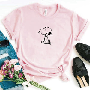 Camisa estampada  tipo T-shirt  Snoopy Sentado