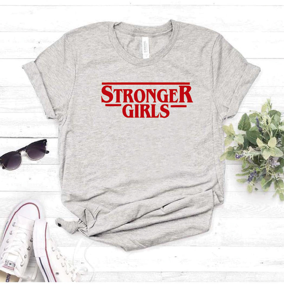 Camisa estampada tipo T- shirt STRONGER GIRLS