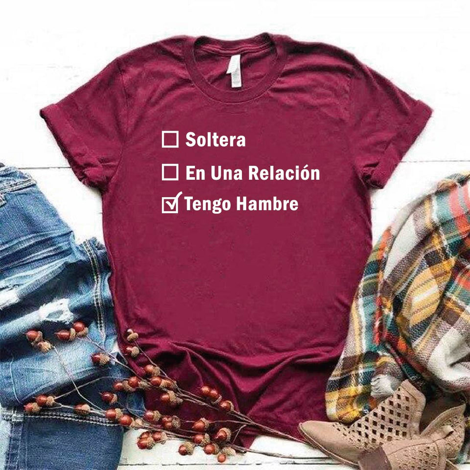 Camiseta T-shirt mujer Estado: Tengo Hambre