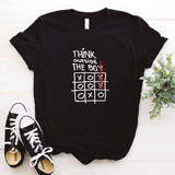 Camiseta estampada tipo T-shirt THINK OUTSIDE THE BOX