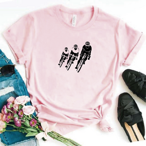 Camisa estampada  tipo T-shirt TRIO CICLISTA DAMA