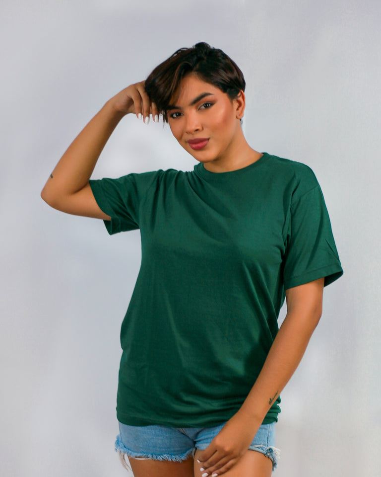 Camiseta tipo T-Shirt Verde Botella