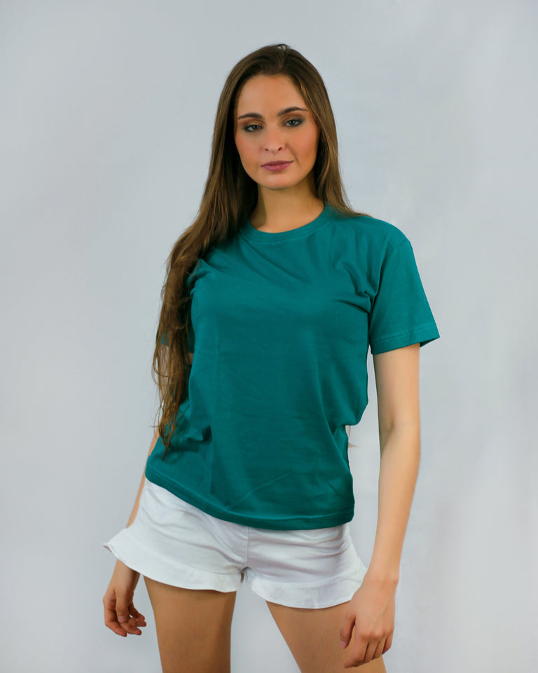 Camiseta tipo T-Shirt Verde Esmeralda – A Tu Estilo Boutique