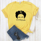 Camisa estampada  tipo T-shirt Viva la Frida